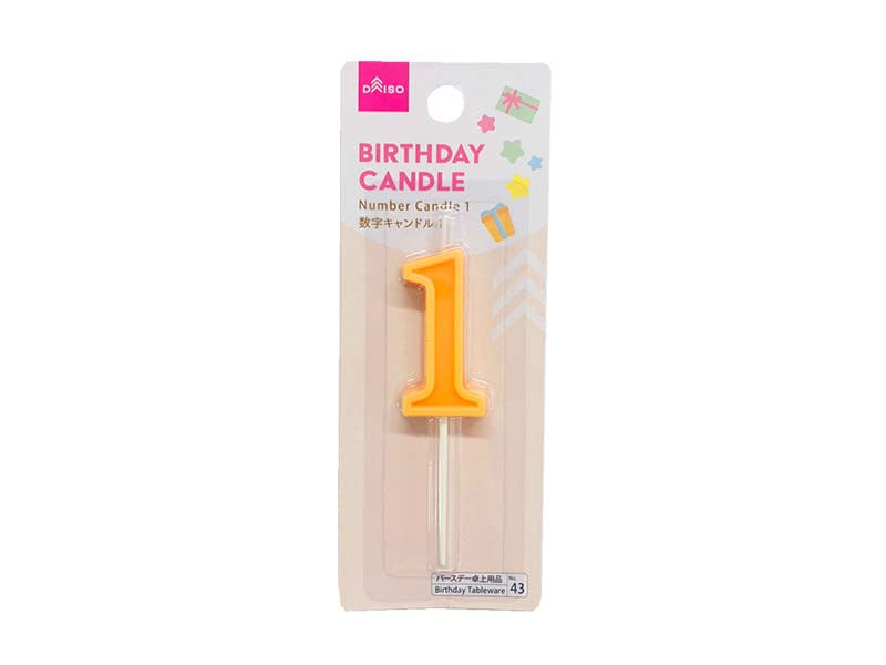 Number Candle  1